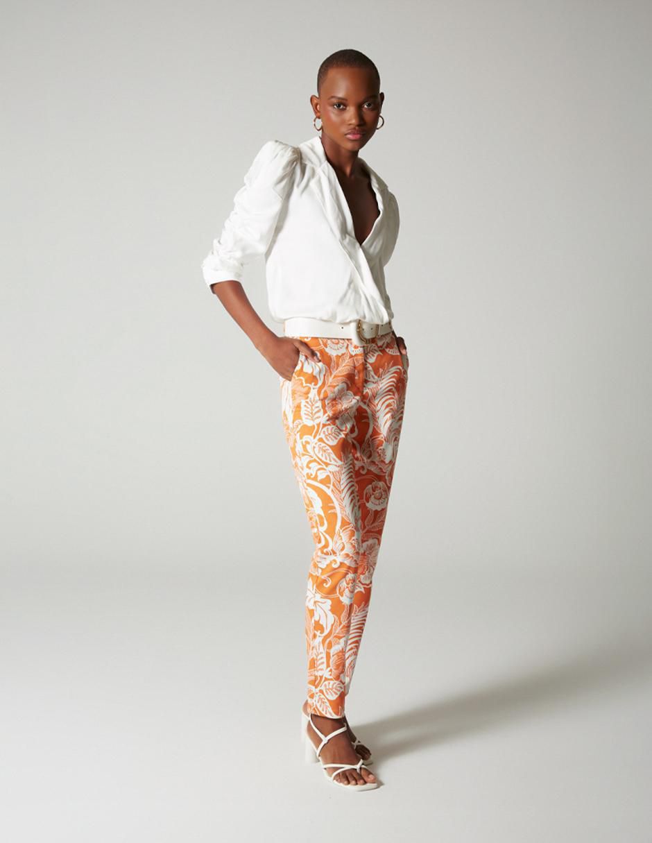 Pantalón de vestir straight para mujer