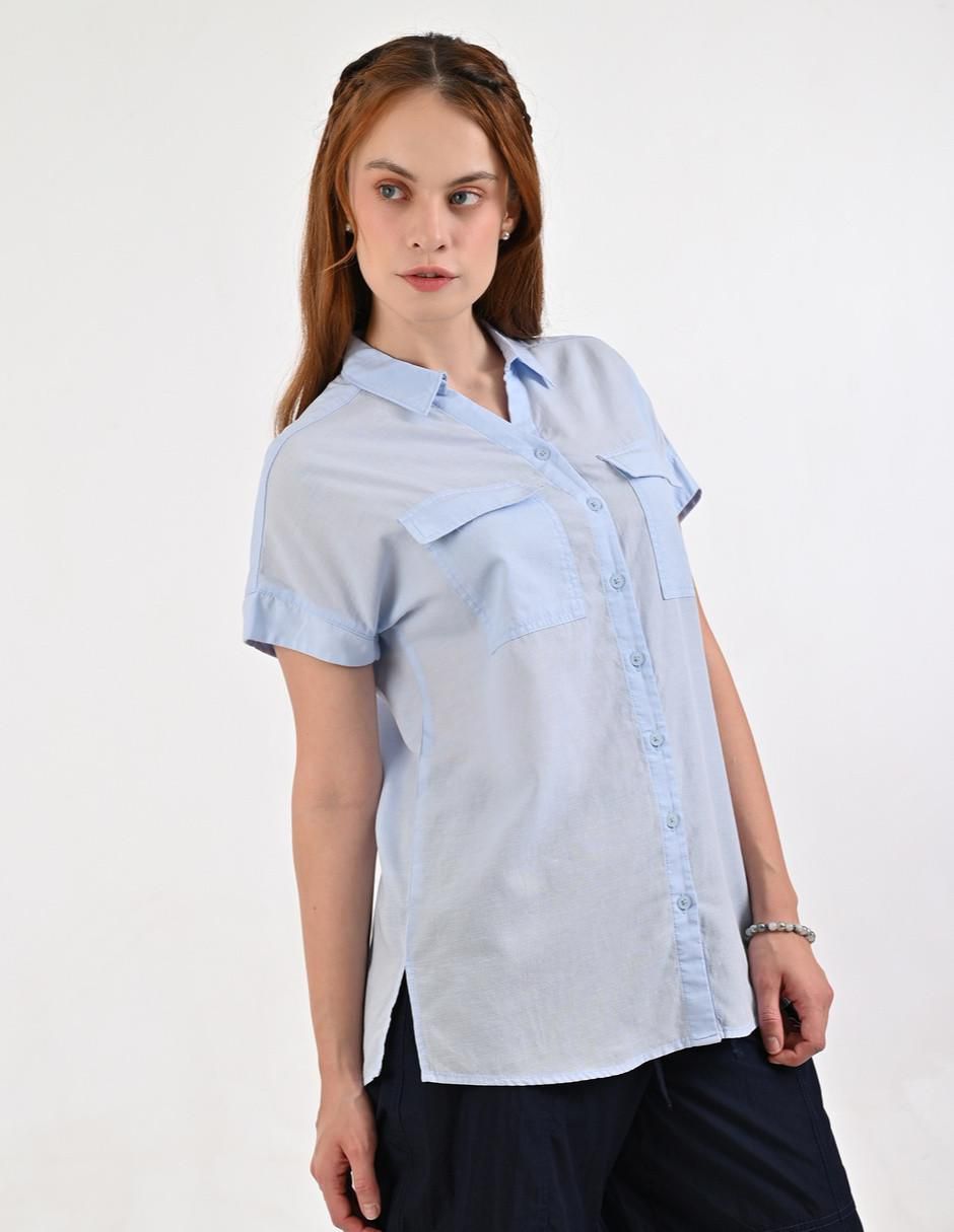 Blusa manga corta para mujer 3