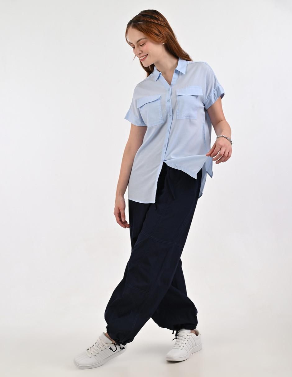 Blusa manga corta para mujer 5