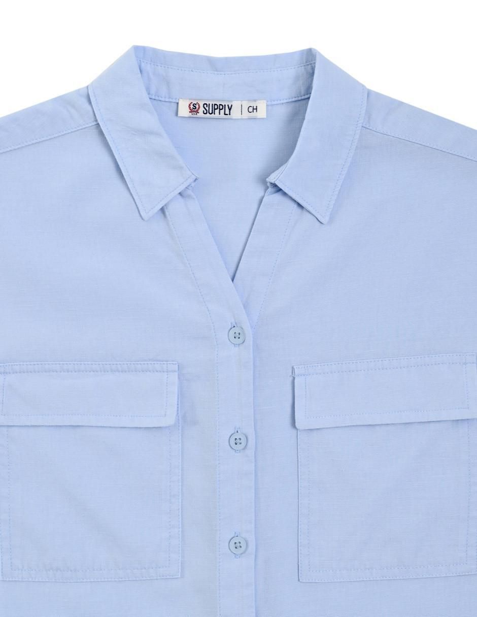 Blusa manga corta para mujer 8