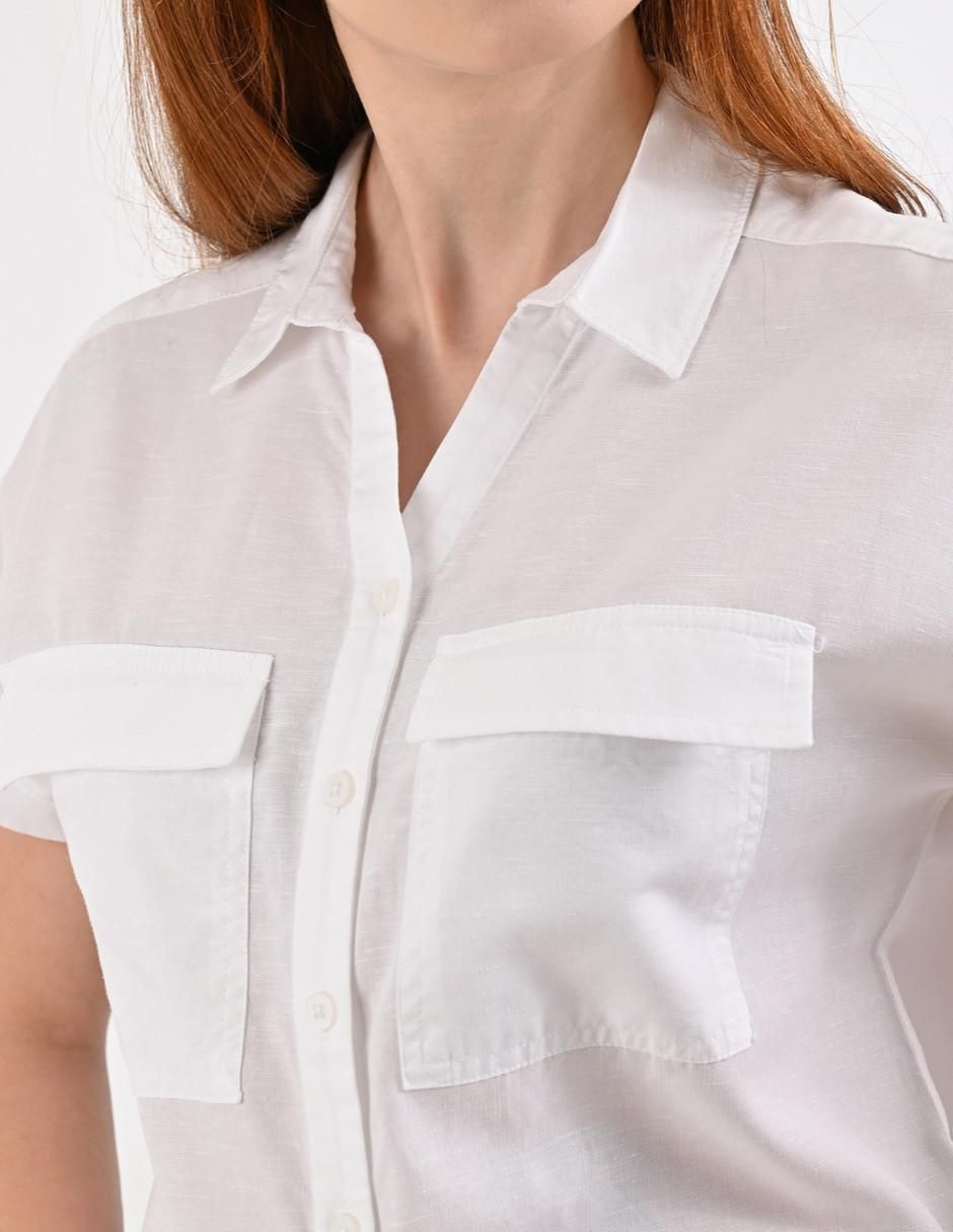 Blusa manga corta para mujer 4