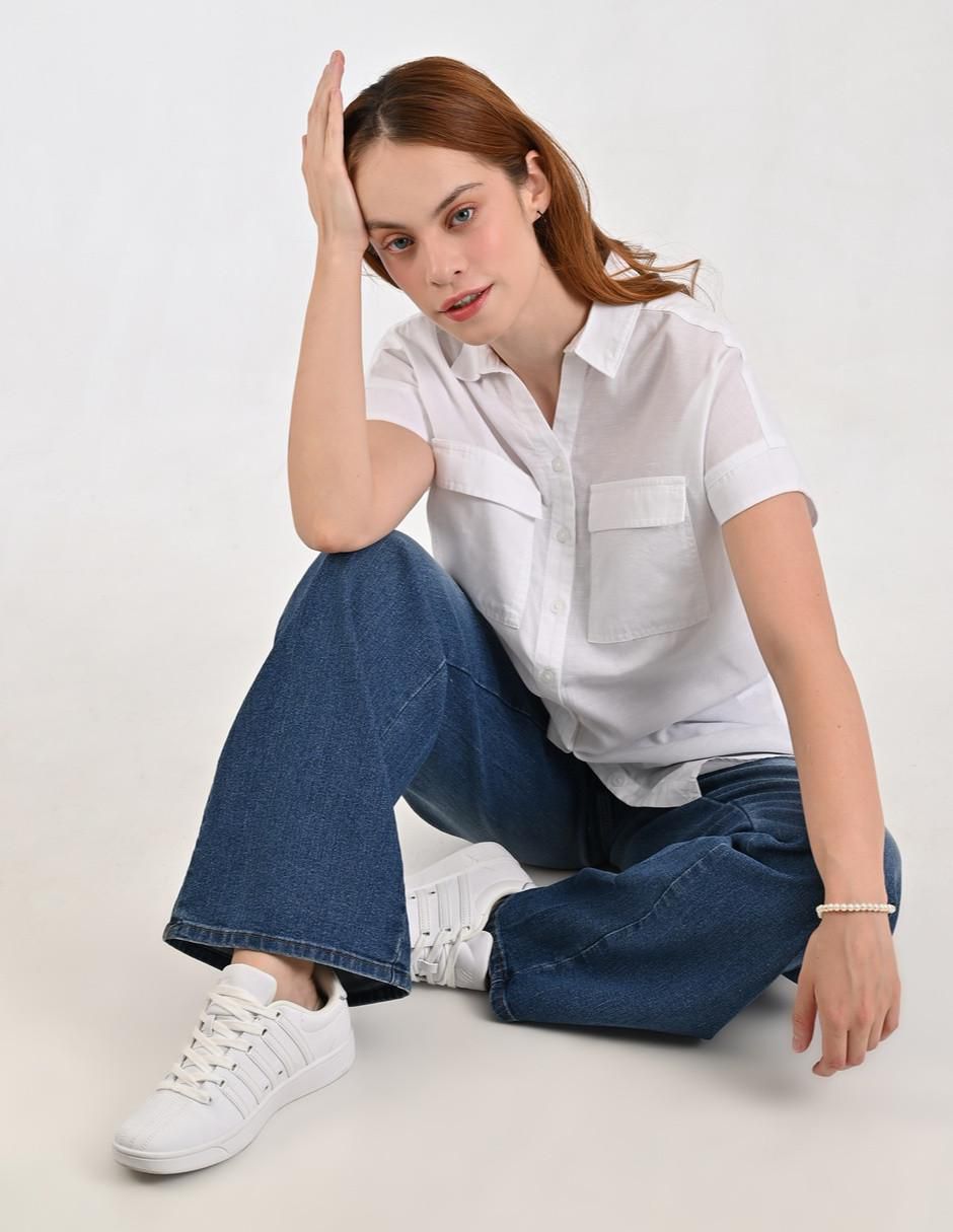 Blusa manga corta para mujer 6