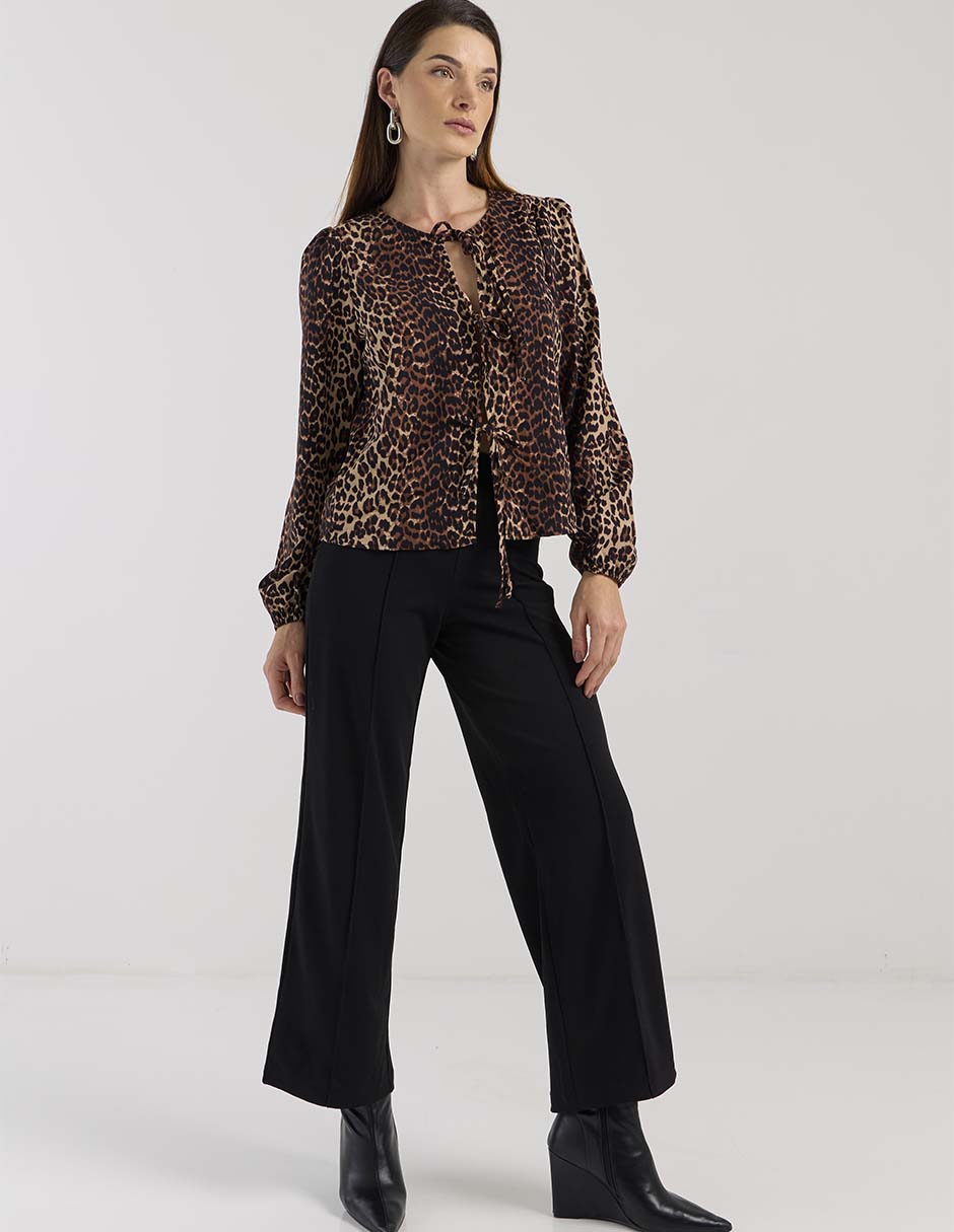 Blusa túnica manga larga para mujer 3