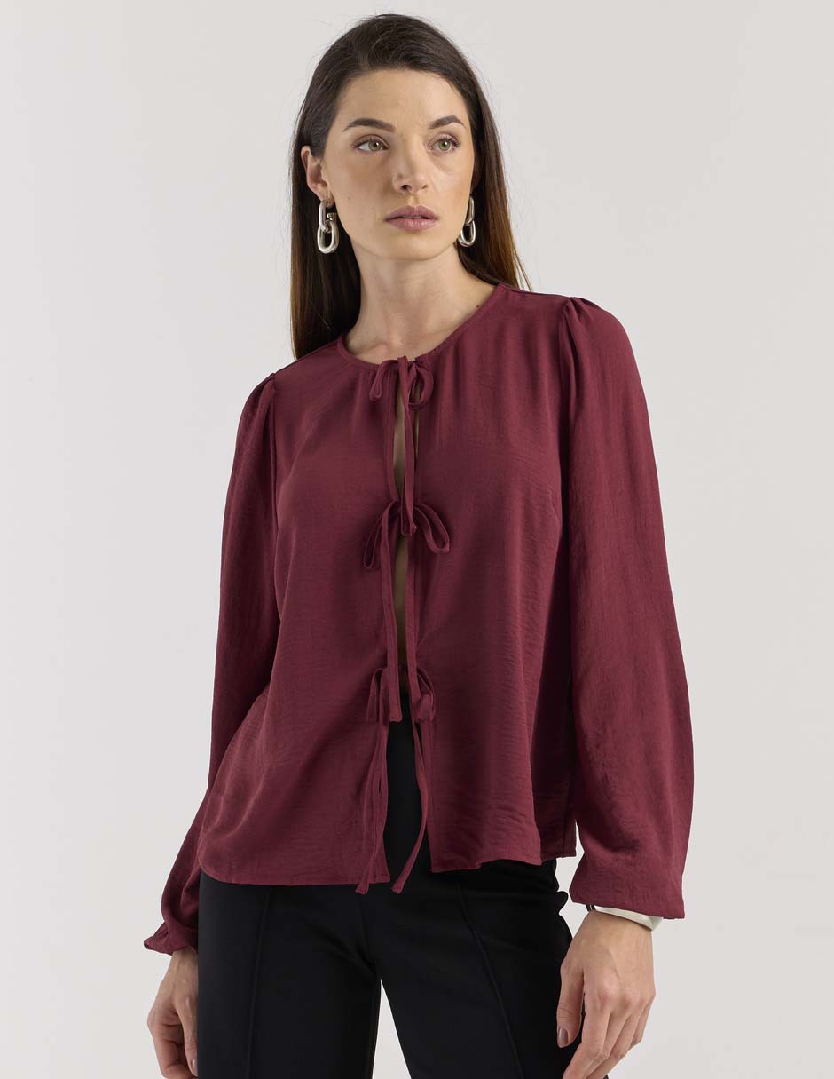 Blusa túnica manga larga para mujer Blusa túnica manga larga para mujer