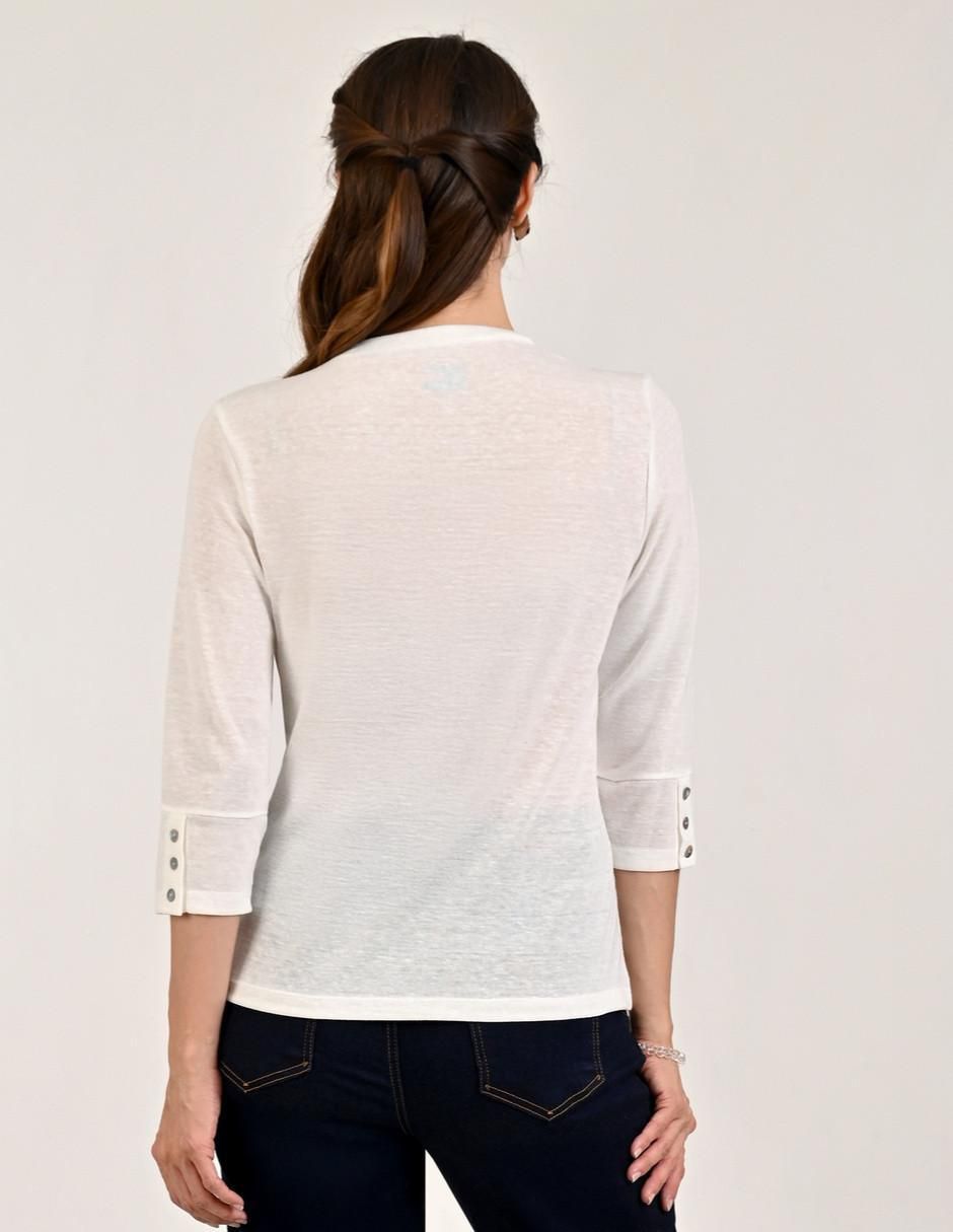 Blusa manga 3/4 para mujer 2