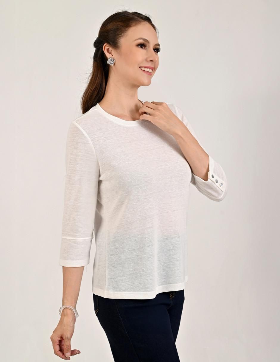 Blusa manga 3/4 para mujer 3