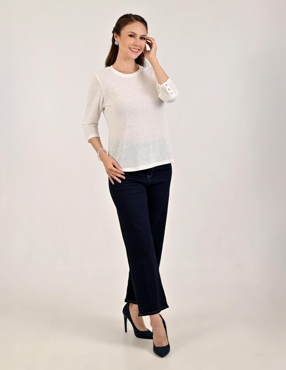 Blusa manga 3/4 para mujer 5