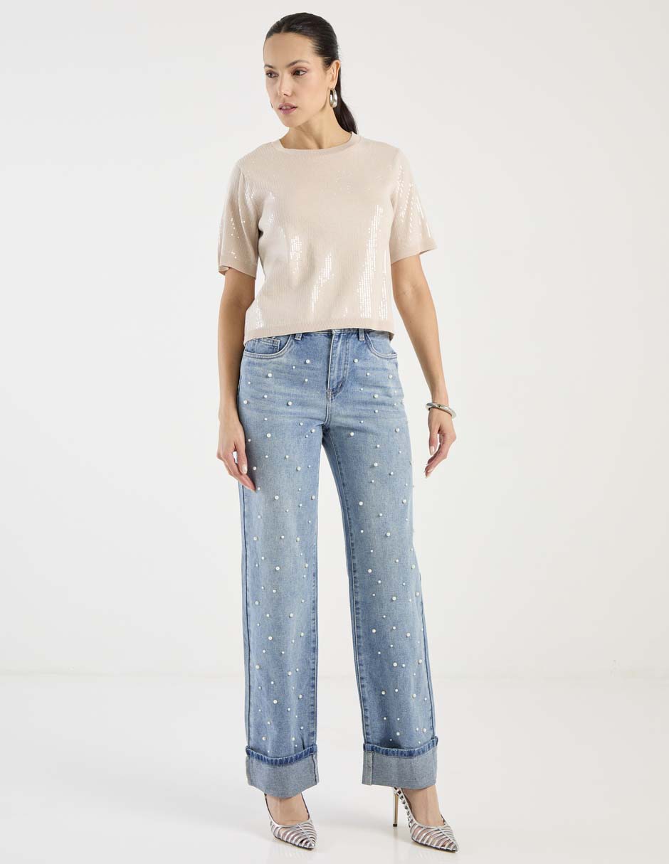 Jeans straight para mujer 3
