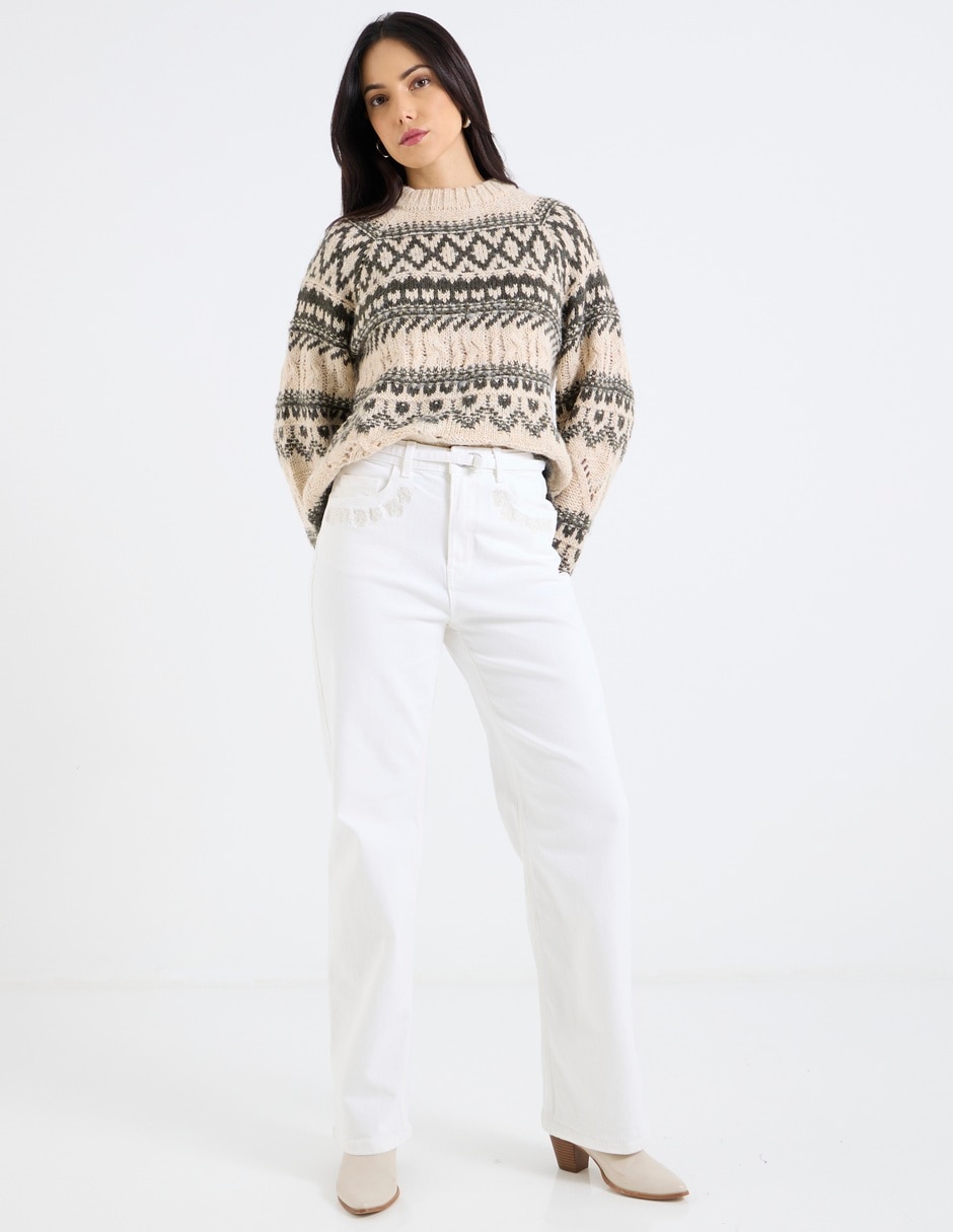 Jeans straight para mujer 3