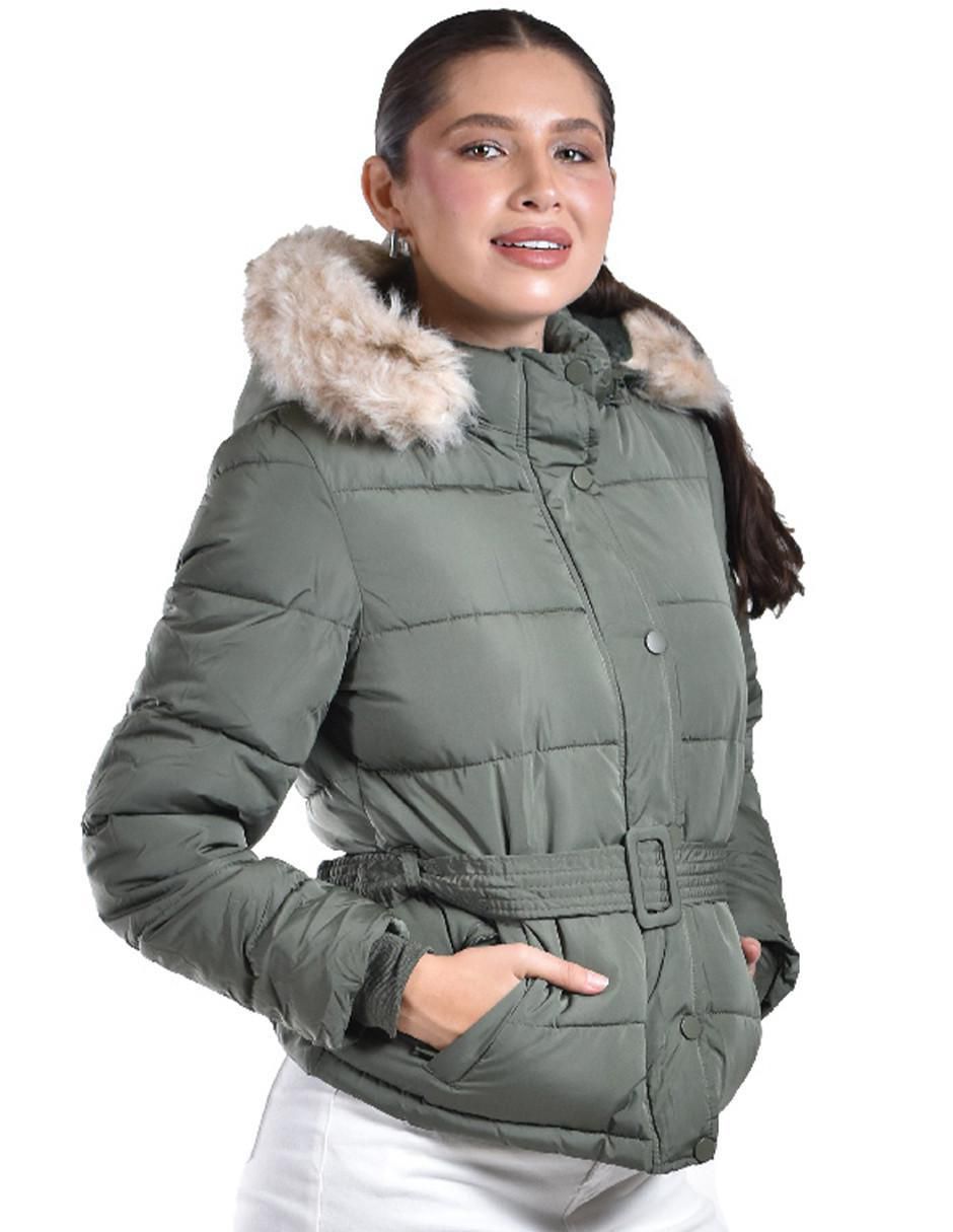 Chamarra acolchada impermeable para mujer 2