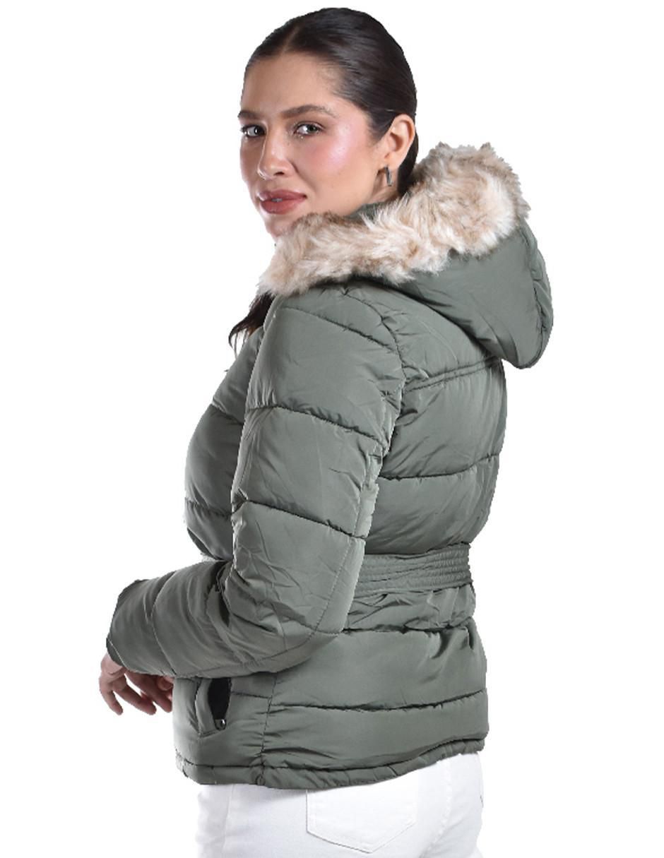 Chamarra acolchada impermeable para mujer 3