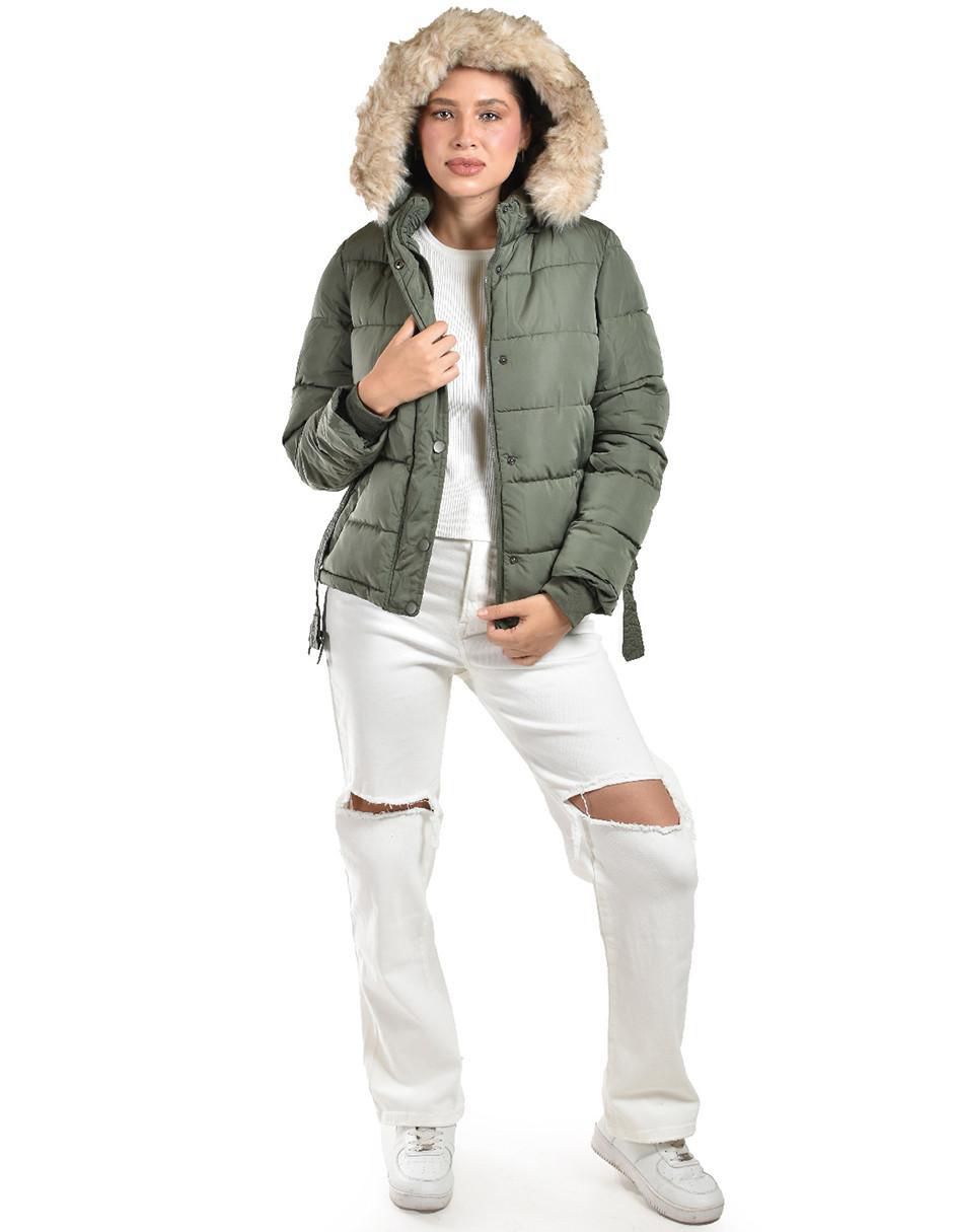 Chamarra acolchada impermeable para mujer 5