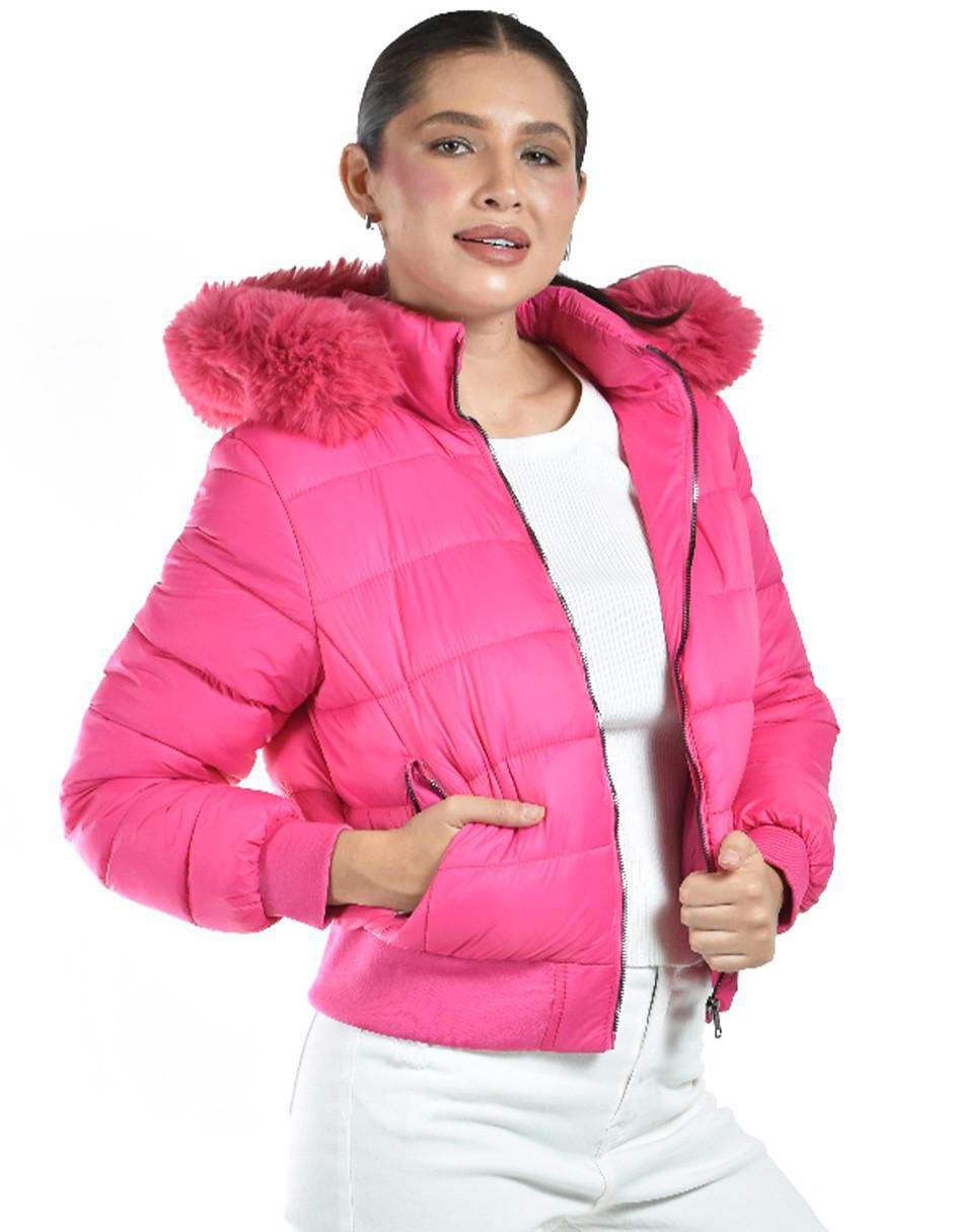Chamarra acolchada impermeable para mujer 2