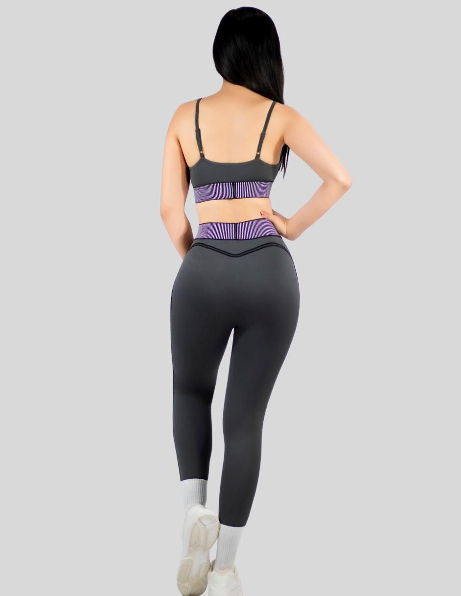Conjunto entrenamiento malabis malabis yoga wear set "de" poliéster "para" mujer 2 piezas