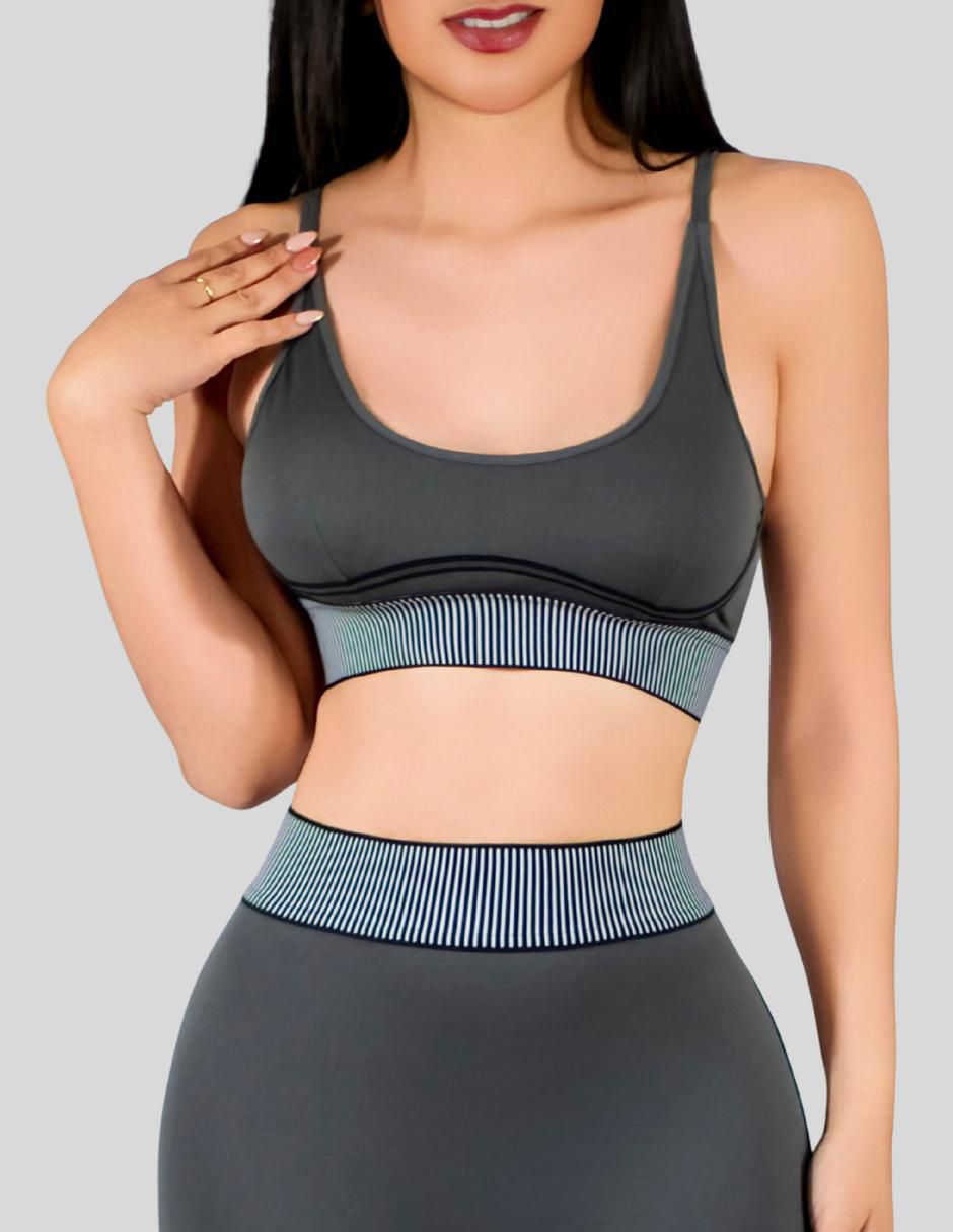 Conjunto entrenamiento malabis malabis yoga wear set "de" poliéster "para" mujer 2 piezas