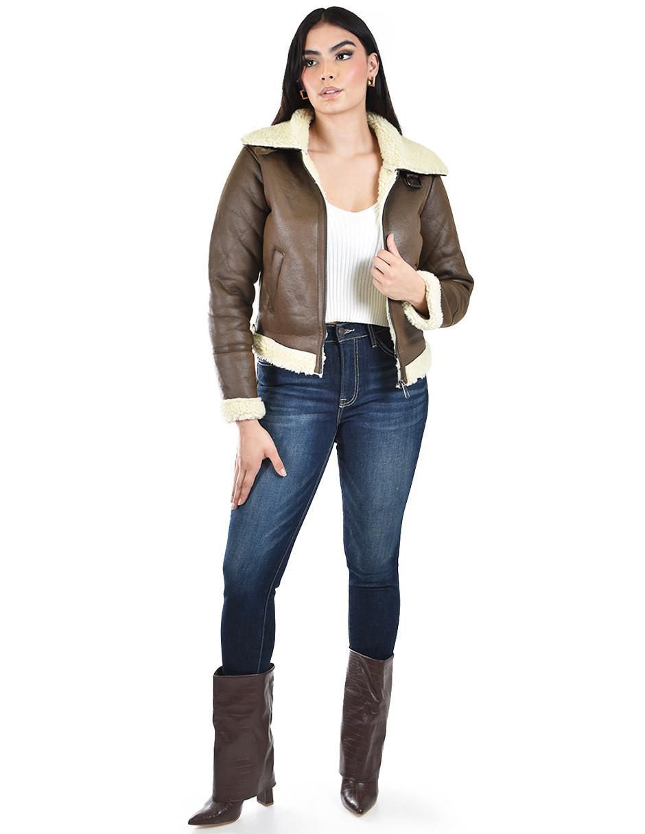 Chamarra casual impermeable para mujer 5