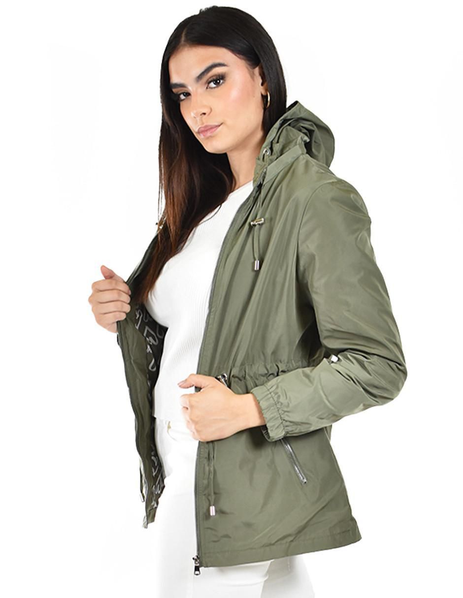 Chamarra casual impermeable para mujer 2