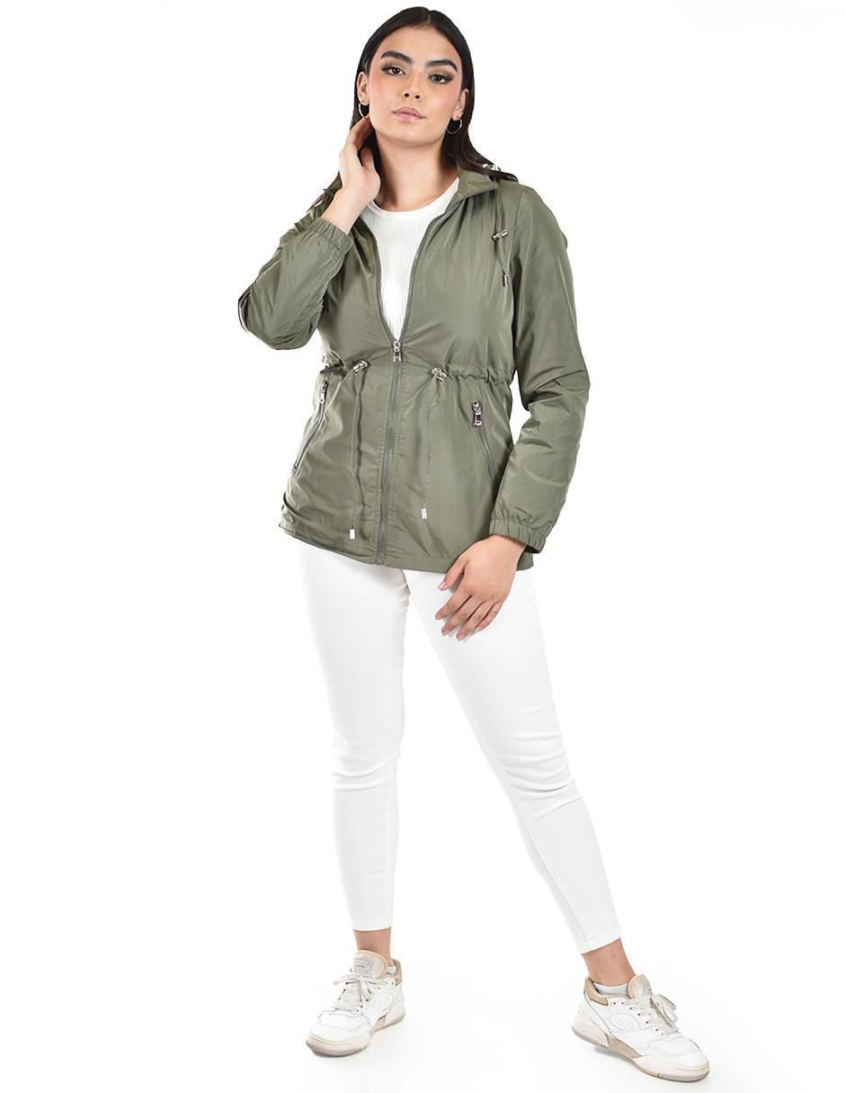 Chamarra casual impermeable para mujer 5
