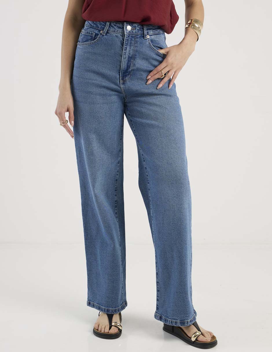 Jeans bota para mujer