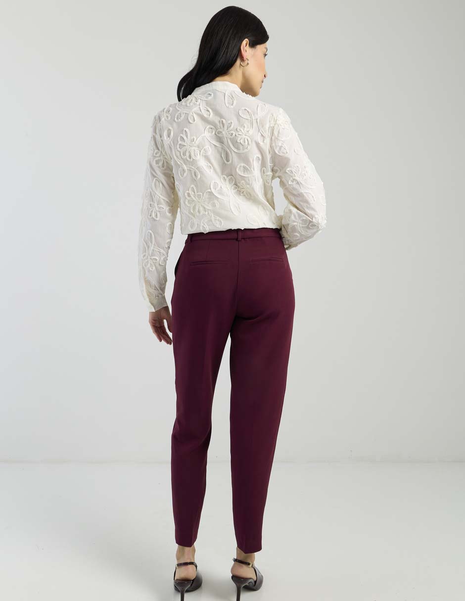 Pantalón Vero Mora straight para mujer 2