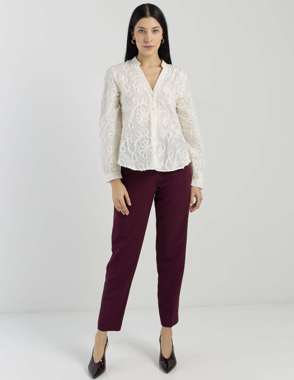 Pantalón Vero Mora straight para mujer 3