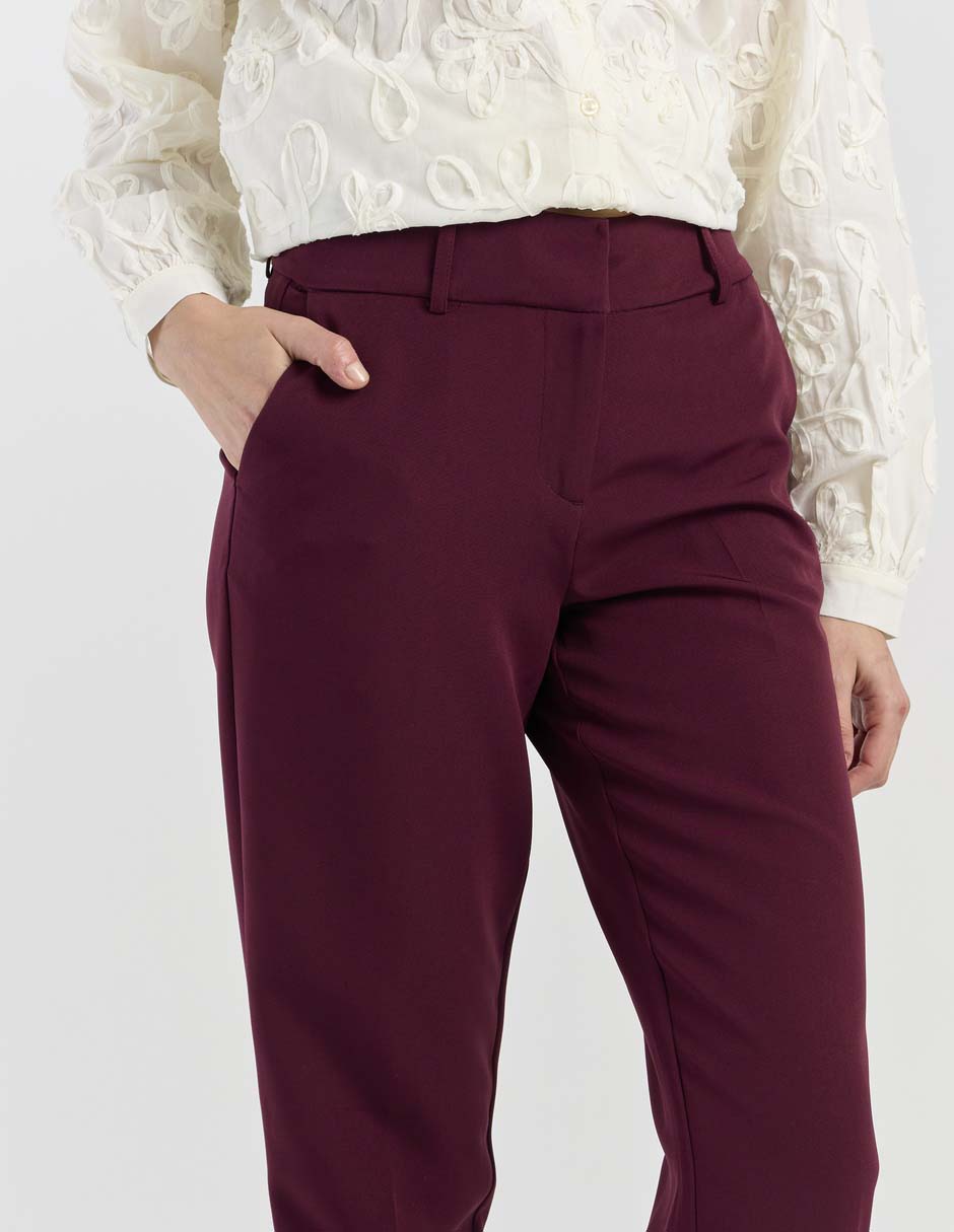 Pantalón Vero Mora straight para mujer 4