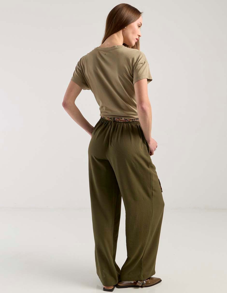 Pantalón relaxed amplio para mujer 2