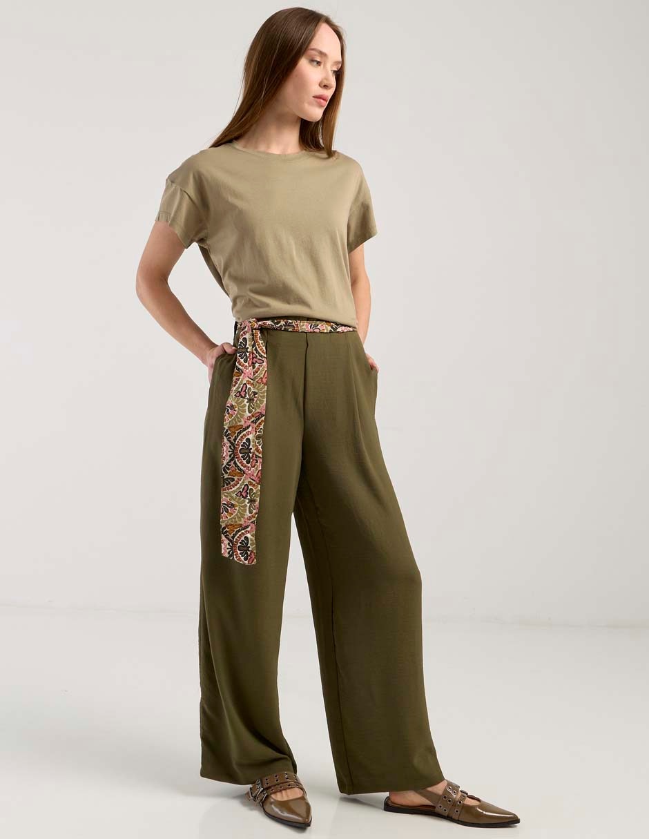 Pantalón relaxed amplio para mujer 3