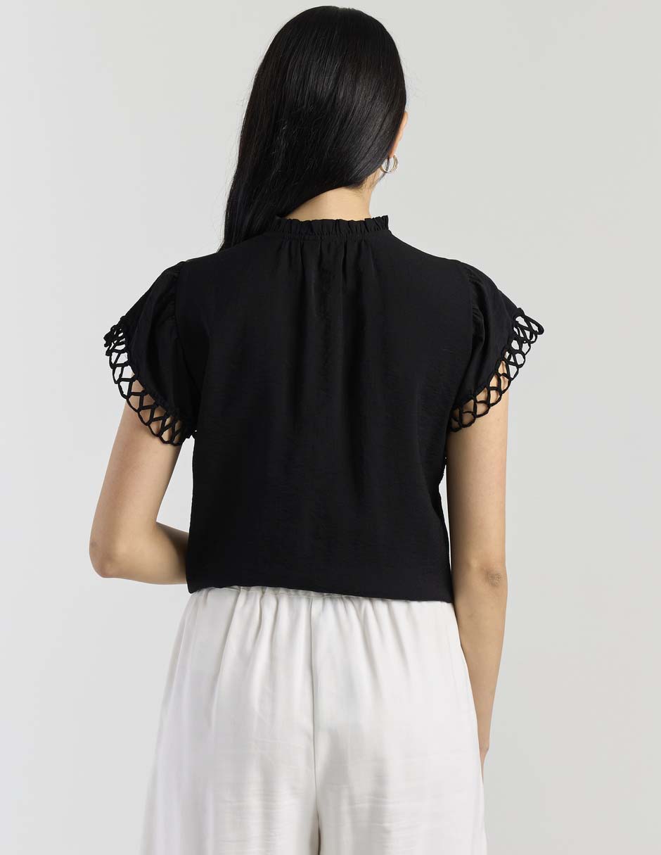 Blusa manga corta para mujer 2