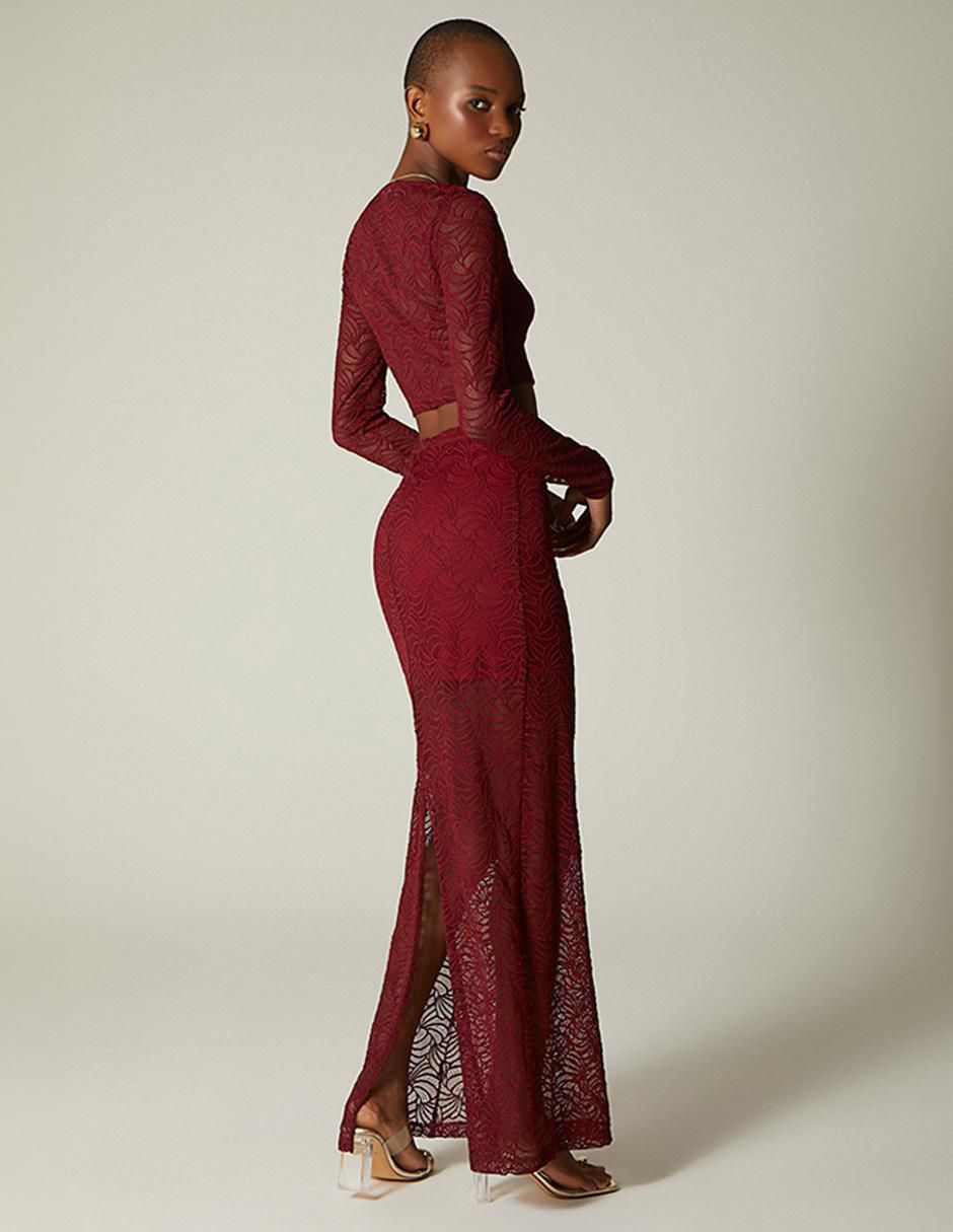 Conjunto ceremonia party of wine para mujer 4