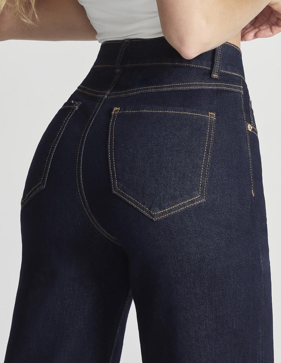 Jeans baggy corte cintura alta para mujer 4