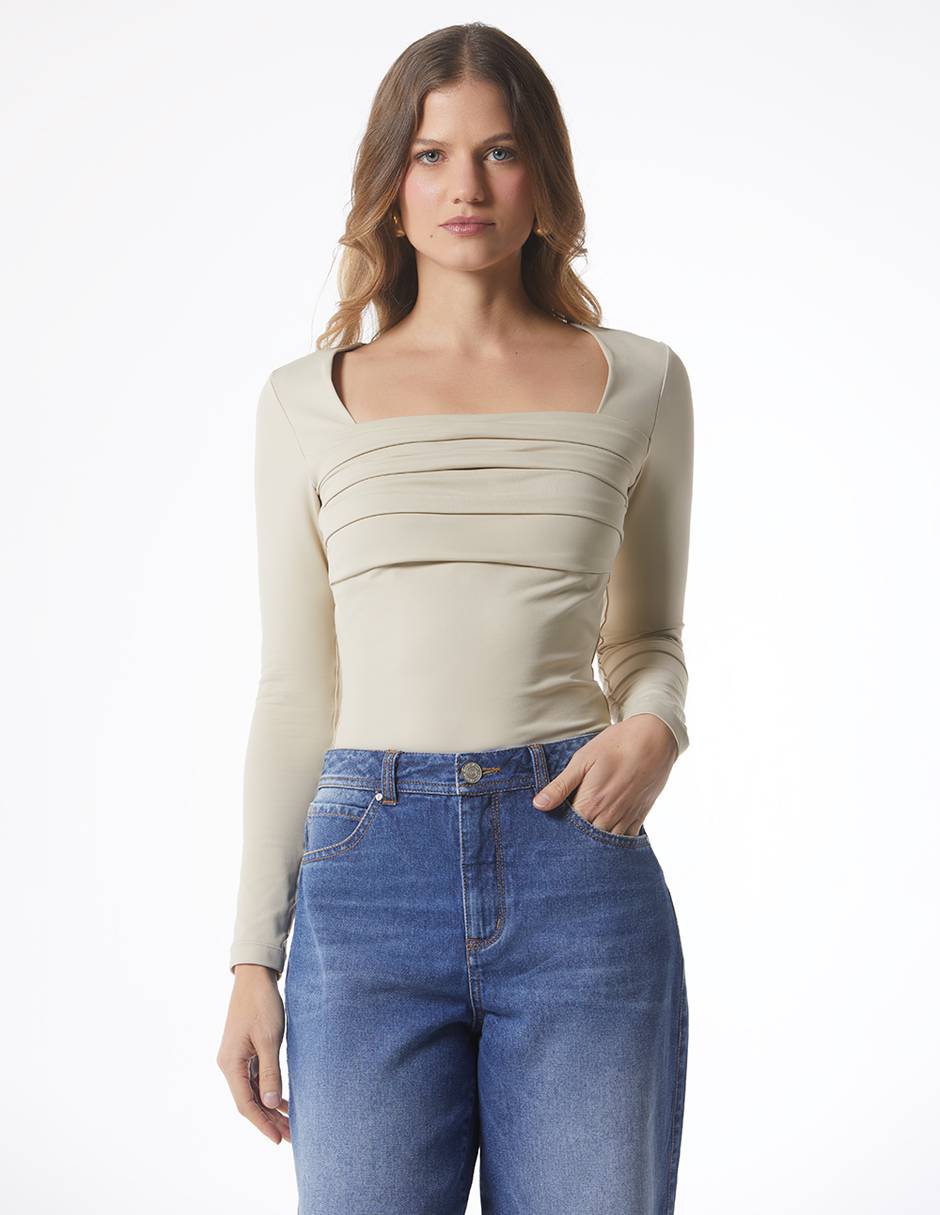 Blusa manga larga para mujer Blusa manga larga para mujer