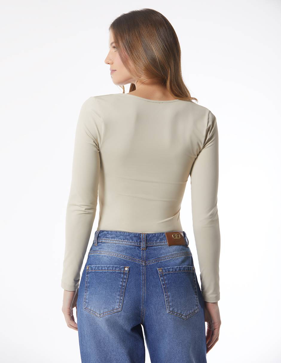 Blusa manga larga para mujer 3