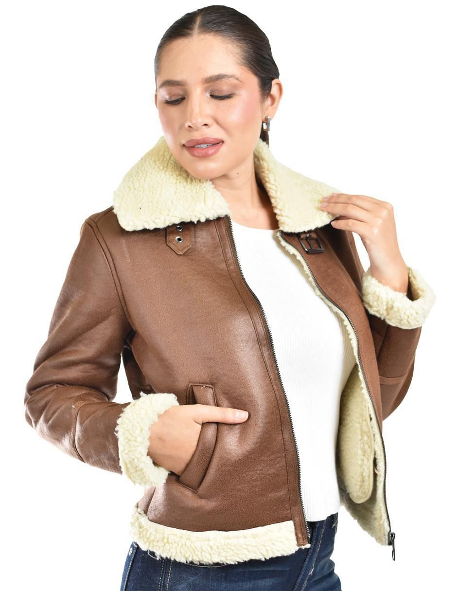 Chamarra casual impermeable para mujer 2