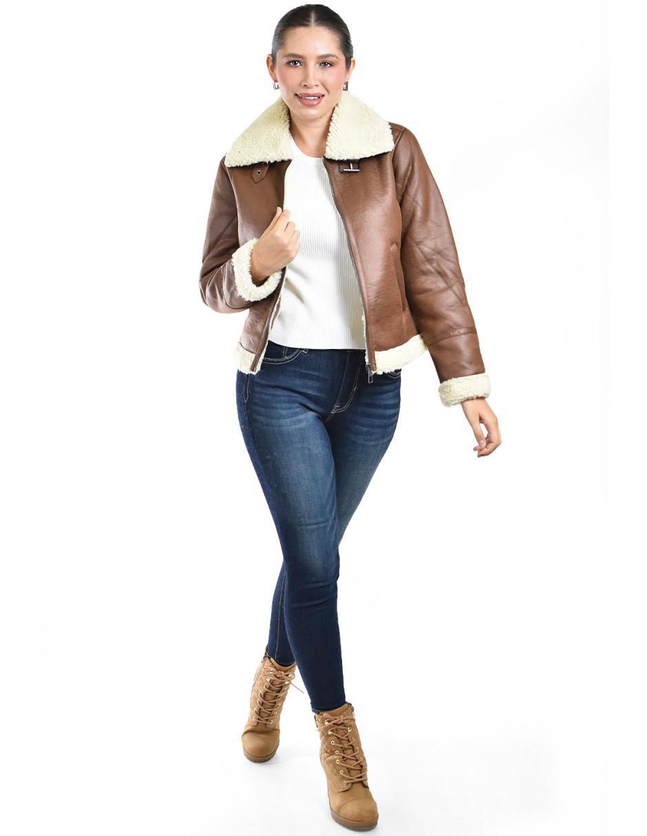 Chamarra casual impermeable para mujer 4