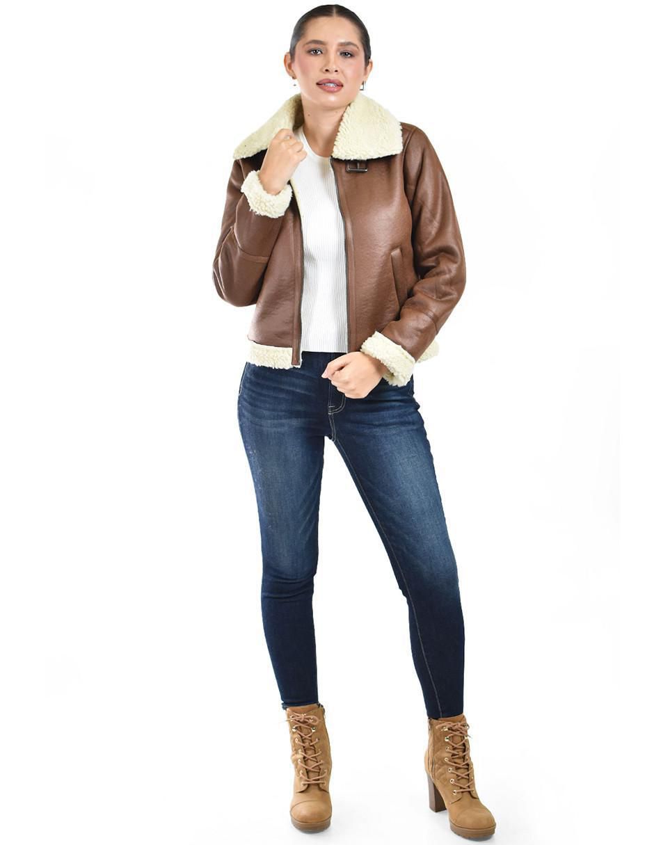 Chamarra casual impermeable para mujer 5