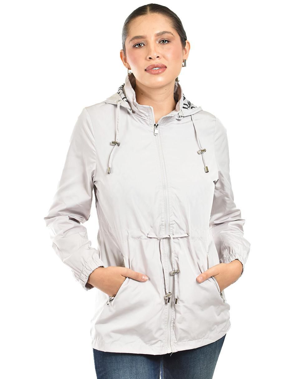 Chamarra casual impermeable para mujer