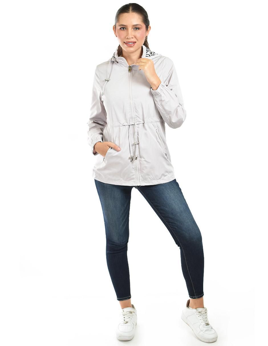 Chamarra casual impermeable para mujer 4