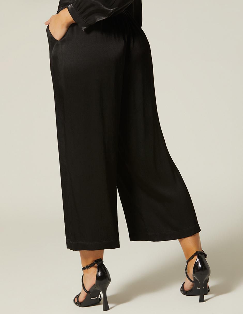 Pantalón capri Studio F amplio para mujer