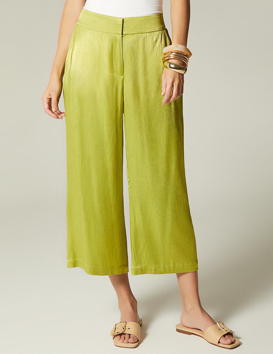 Pantalón capri amplio para mujer Pantalón capri amplio para mujer