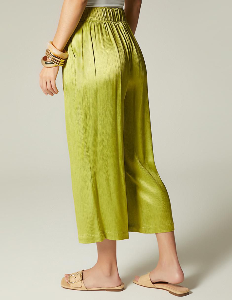 Pantalón capri amplio para mujer 4