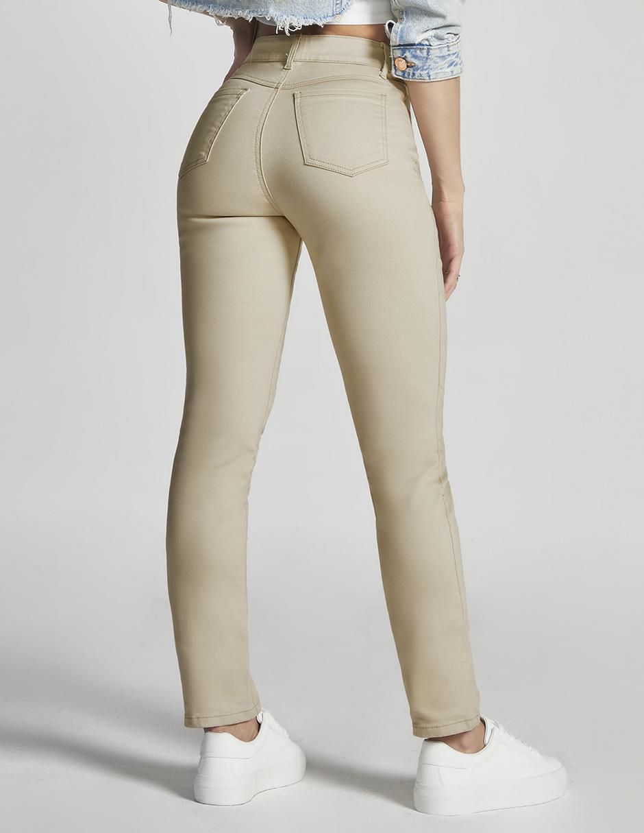 Jeans skinny corte cintura alta para mujer 2
