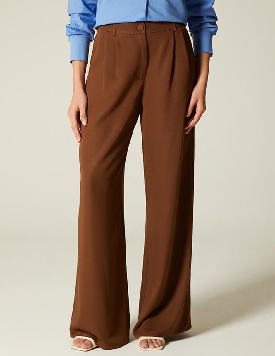 Pantalón de vestir amplio para mujer