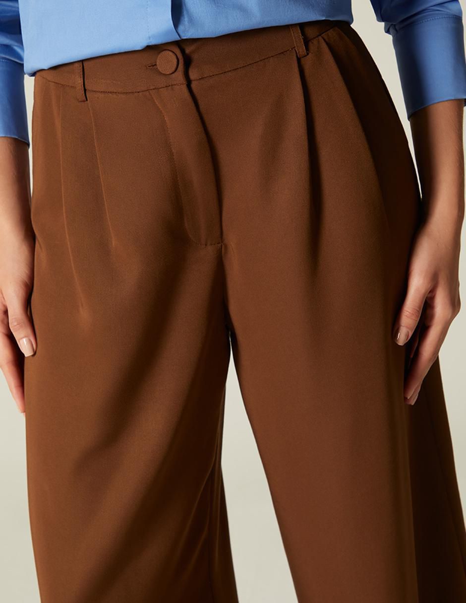 Pantalón de vestir amplio para mujer 3