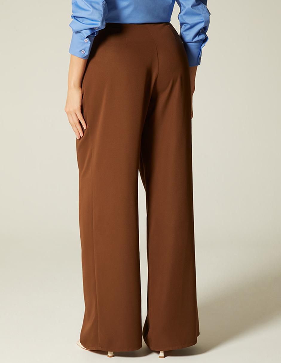 Pantalón de vestir amplio para mujer 4