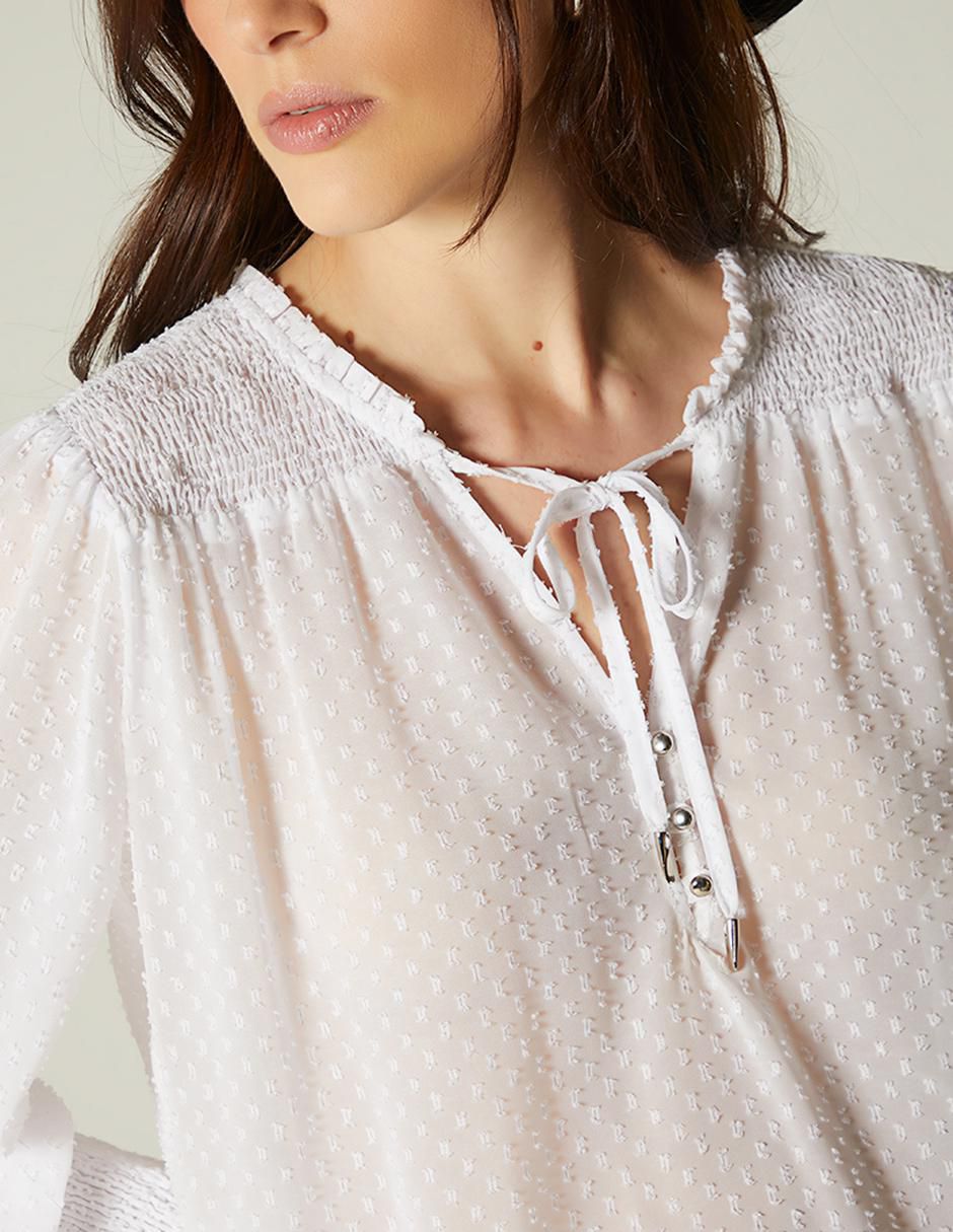 Blusa Studio F manga 3/4 para mujer