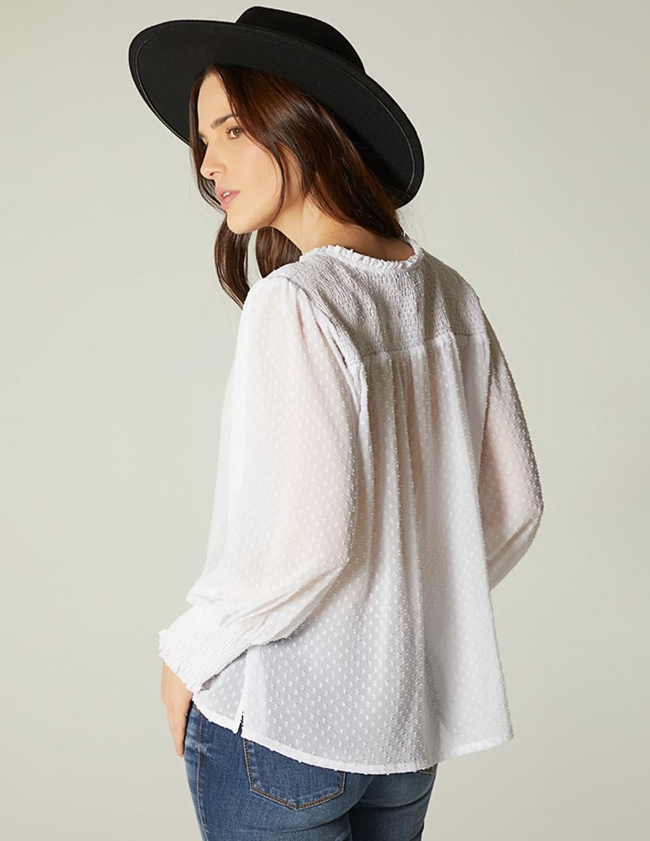 Blusa Studio F manga 3/4 para mujer