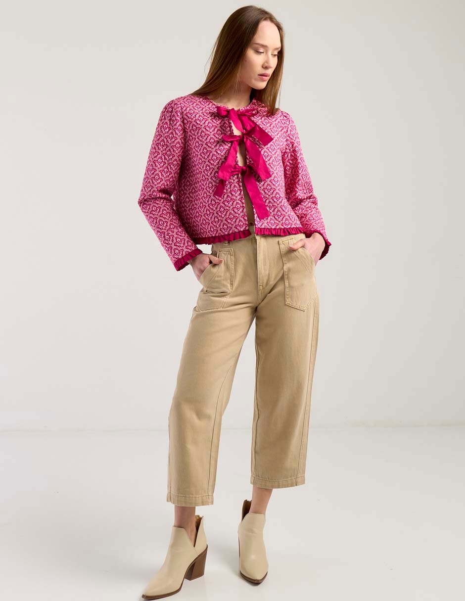 Jeans capri straight para mujer 3