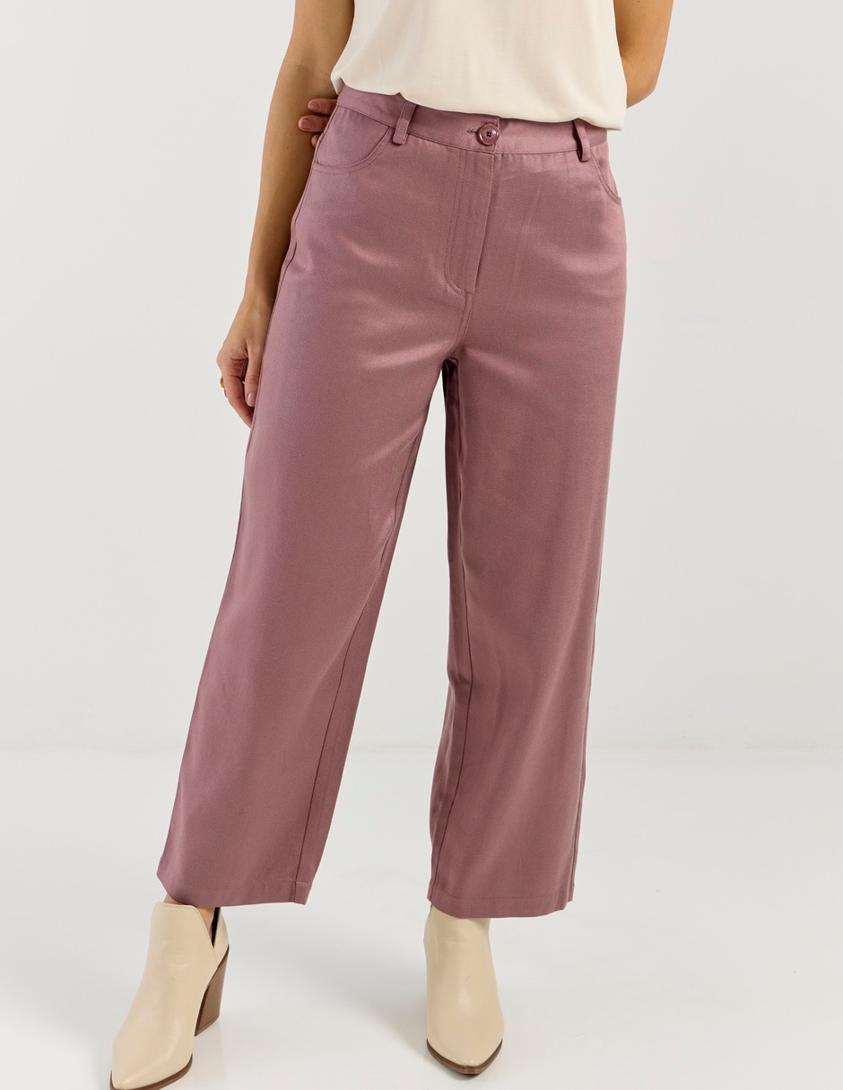 Pantalón relaxed slim para mujer