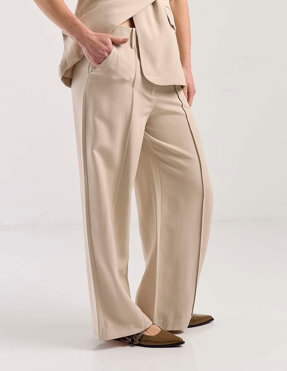 Pantalón relaxed straight para mujer